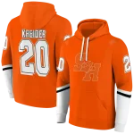 custom sam houston bearkats striped sleeves orange hoodie best selling