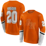 custom sam houston bearkats striped sleeves orange hoodie best selling