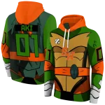custom sam houston bearkats superhero armor orange green hoodie best selling