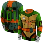 custom sam houston bearkats superhero armor orange green hoodie best selling