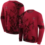 custom san diego state aztecs deer silhouette red hoodie best selling