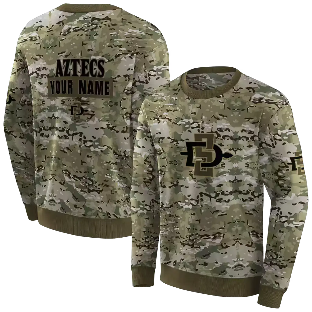 custom san diego state aztecs military style hoodie premium grade custom san diego state aztecs military style hoodie premium grade