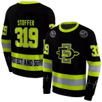 custom san diego state aztecs safety motif black neon green hoodie best selling