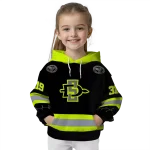 custom san diego state aztecs safety motif black neon green hoodie best selling