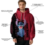 custom san diego state aztecs stitch red hoodie best selling