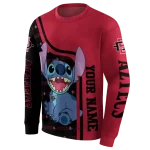 custom san diego state aztecs stitch red hoodie best selling