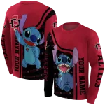 custom san diego state aztecs stitch red hoodie best selling