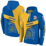 custom san jose state spartans abstract shape blue hoodie best selling