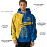 custom san jose state spartans abstract shape blue hoodie best selling