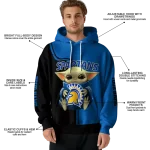 custom san jose state spartans baby yoda blue black hoodie best selling