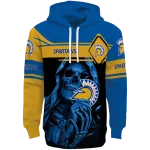 custom san jose state spartans grim reaper blue black hoodie best selling