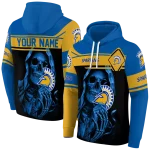 custom san jose state spartans grim reaper blue black hoodie best selling