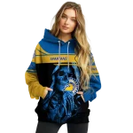 custom san jose state spartans grim reaper blue black hoodie best selling