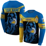 custom san jose state spartans grim reaper blue black hoodie best selling