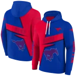 custom smu mustangs abstract shape blue hoodie best selling