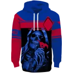 custom smu mustangs grim reaper blue black hoodie best selling