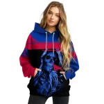 custom smu mustangs grim reaper blue black hoodie best selling