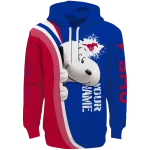 custom smu mustangs peeking snoopy blue hoodie best selling