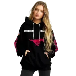 custom smu mustangs punisher skull black hoodie best selling