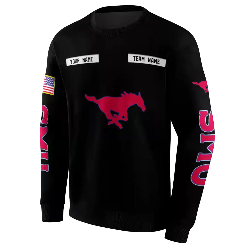 custom smu mustangs punisher skull black hoodie new arrival custom smu mustangs punisher skull black hoodie new arrival
