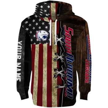custom south alabama jaguars american pride hoodie best selling