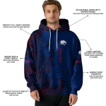 custom south alabama jaguars deer silhouette blue hoodie best selling