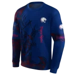 custom south alabama jaguars deer silhouette blue hoodie best selling