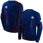 custom south alabama jaguars deer silhouette blue hoodie best selling