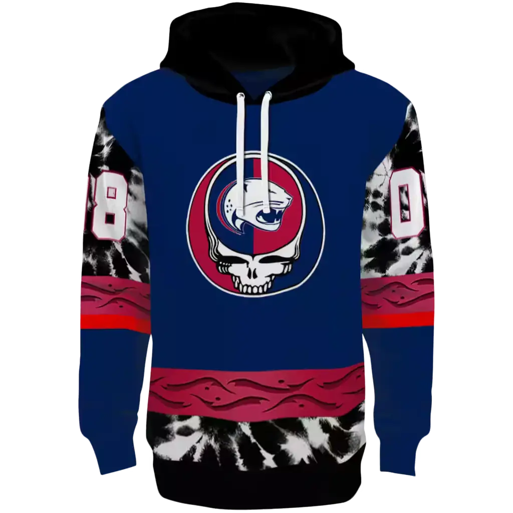 custom south alabama jaguars grateful vibes blue hoodie best selling custom south alabama jaguars grateful vibes blue hoodie best selling