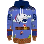 custom south alabama jaguars mario blue black hoodie best selling