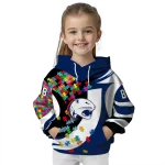 custom south alabama jaguars puzzle pieces blue hoodie best selling