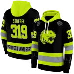 custom south alabama jaguars safety motif black neon green hoodie best selling