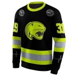 custom south alabama jaguars safety motif black neon green hoodie best selling