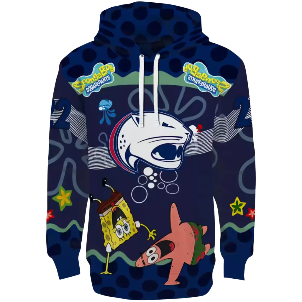 custom south alabama jaguars spongebob patrick star blue navy hoodie best selling custom south alabama jaguars spongebob patrick star blue navy hoodie best selling
