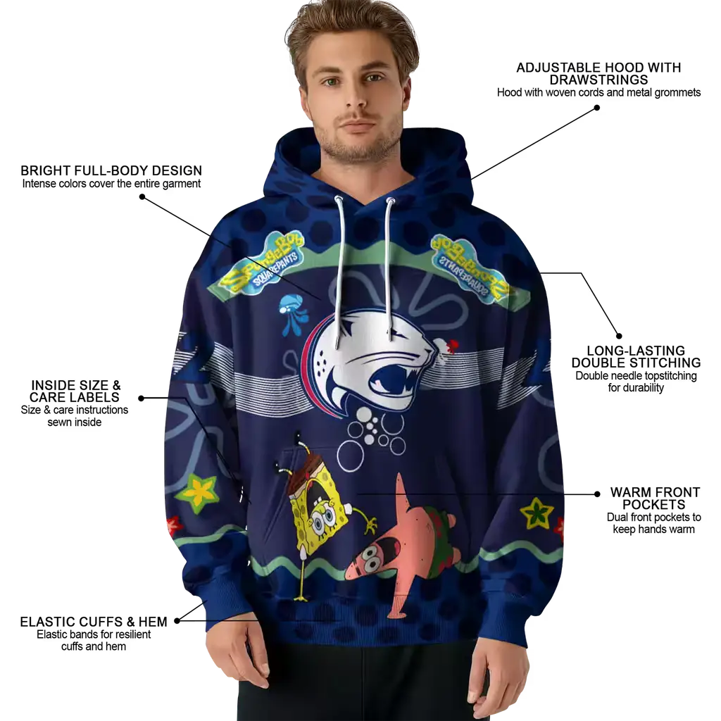 custom south alabama jaguars spongebob patrick star blue navy hoodie latest model custom south alabama jaguars spongebob patrick star blue navy hoodie latest model