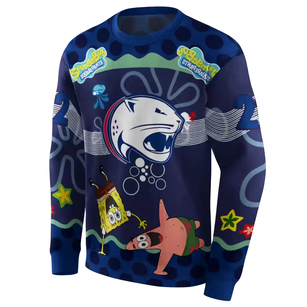 custom south alabama jaguars spongebob patrick star blue navy hoodie new arrival custom south alabama jaguars spongebob patrick star blue navy hoodie new arrival