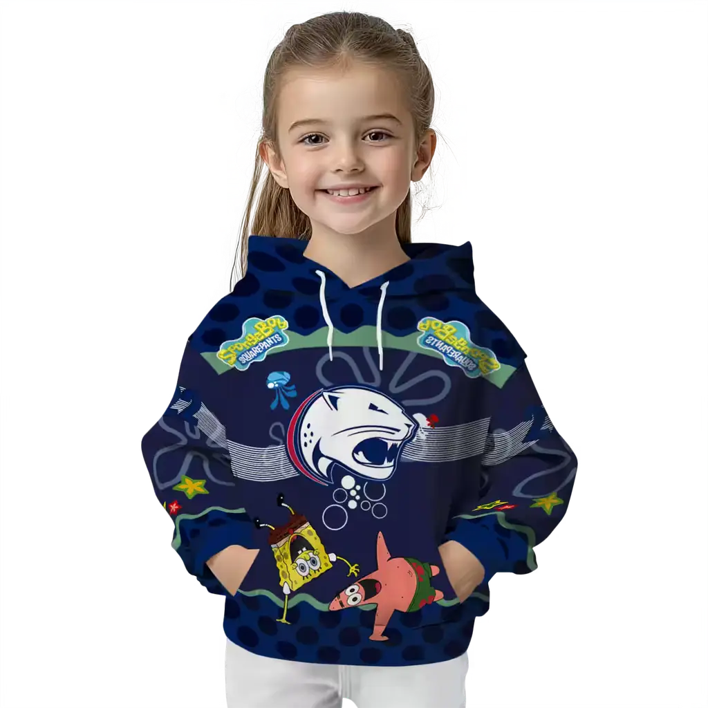 custom south alabama jaguars spongebob patrick star blue navy hoodie top rated custom south alabama jaguars spongebob patrick star blue navy hoodie top rated