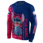 custom south alabama jaguars stitch blue hoodie best selling