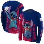 custom south alabama jaguars stitch blue hoodie best selling