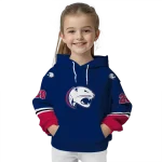 custom south alabama jaguars striped sleeves blue hoodie best selling