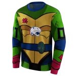 custom south alabama jaguars superhero armor blue green hoodie best selling