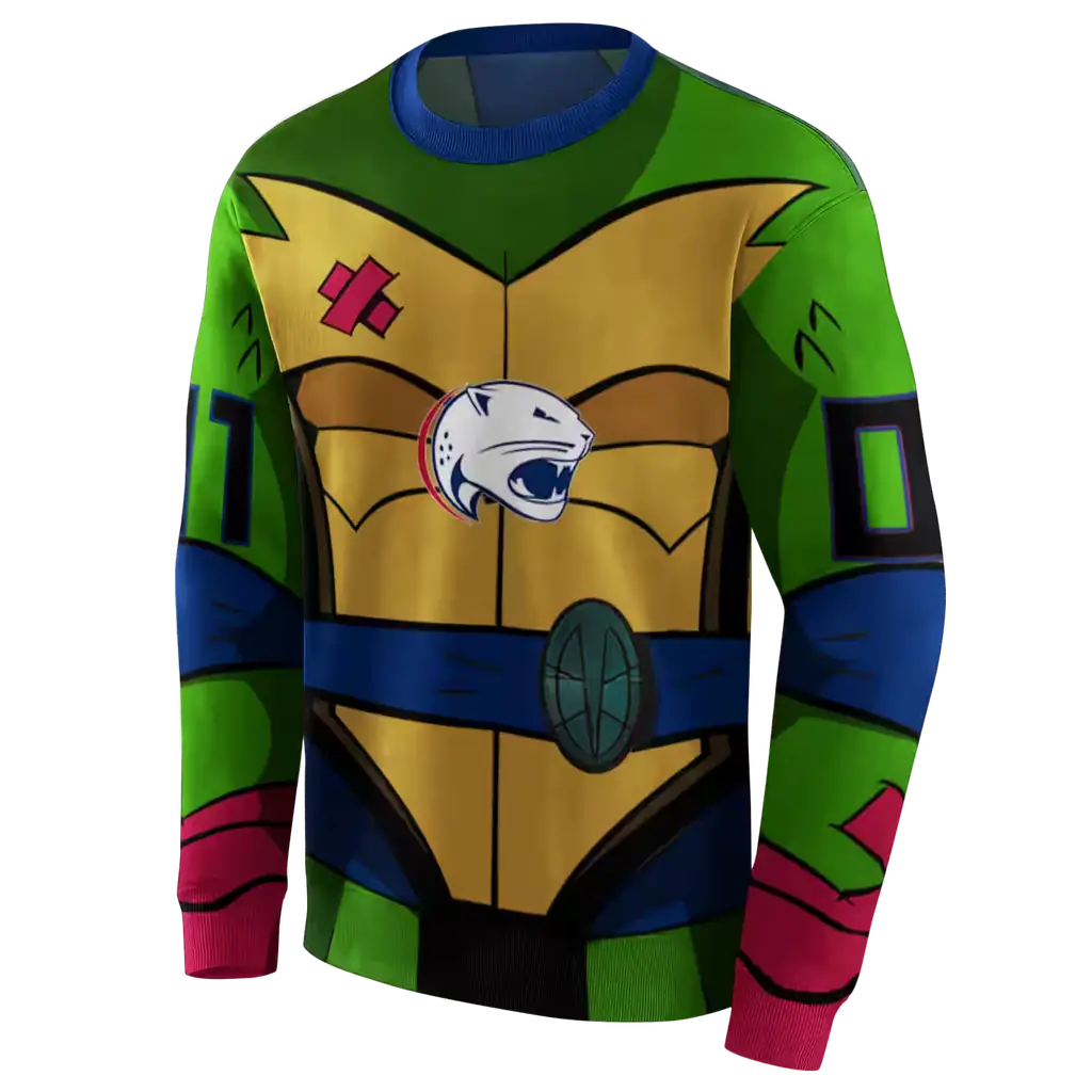 custom south alabama jaguars superhero armor blue green hoodie new arrival custom south alabama jaguars superhero armor blue green hoodie new arrival
