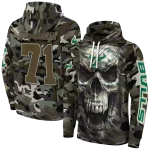 custom south florida bulls camo skull hoodie best selling