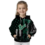 custom south florida bulls distressed flag green black hoodie best selling