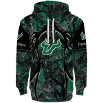 custom south florida bulls hunting theme green black hoodie best selling