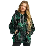 custom south florida bulls hunting theme green black hoodie best selling