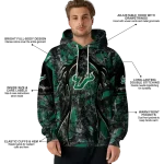 custom south florida bulls hunting theme green black hoodie best selling