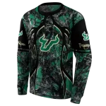 custom south florida bulls hunting theme green black hoodie best selling