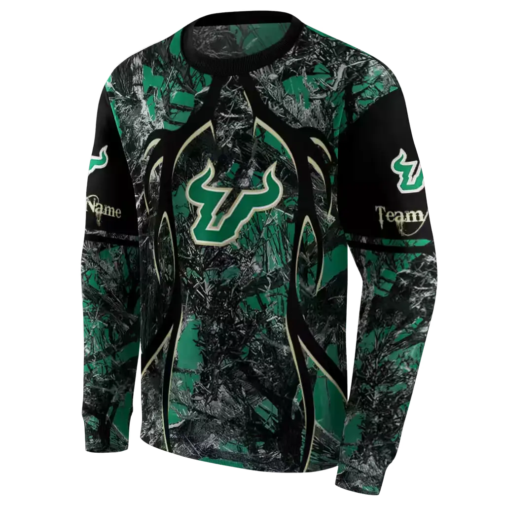 custom south florida bulls hunting theme green black hoodie new arrival custom south florida bulls hunting theme green black hoodie new arrival
