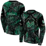 custom south florida bulls hunting theme green black hoodie best selling